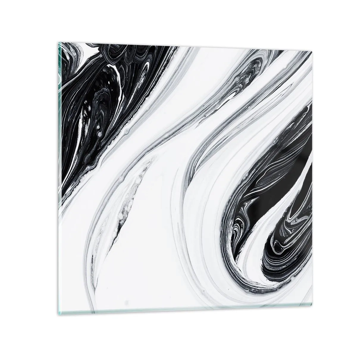 Quadro su vetro - L'unione degli opposti - 40x40 cm