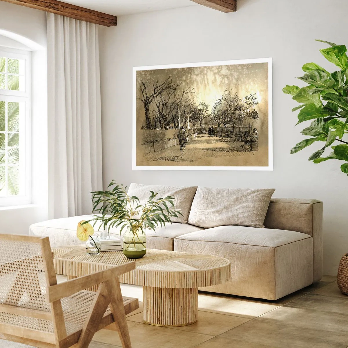 Poster - Attimo fermato con la penna - 70x50 cm