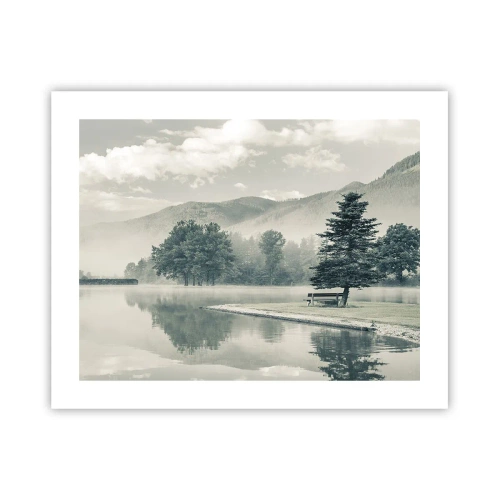 Poster - Il lago dorme ancora - 50x40 cm