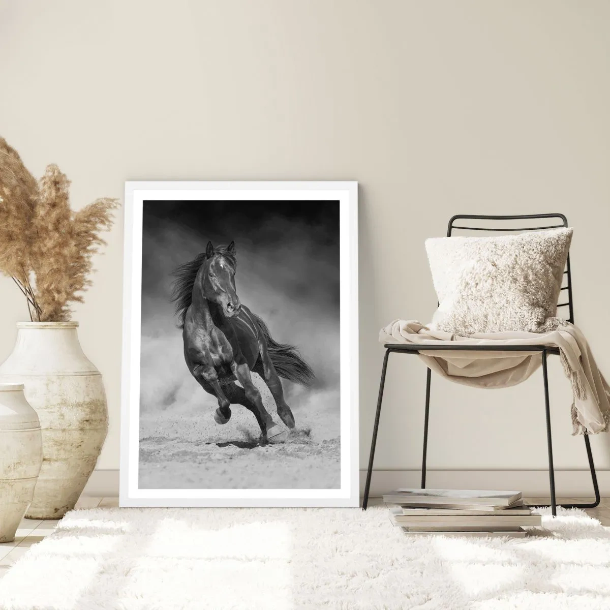 Poster in cornice bianca - Degno dell'emiro - 30x40 cm