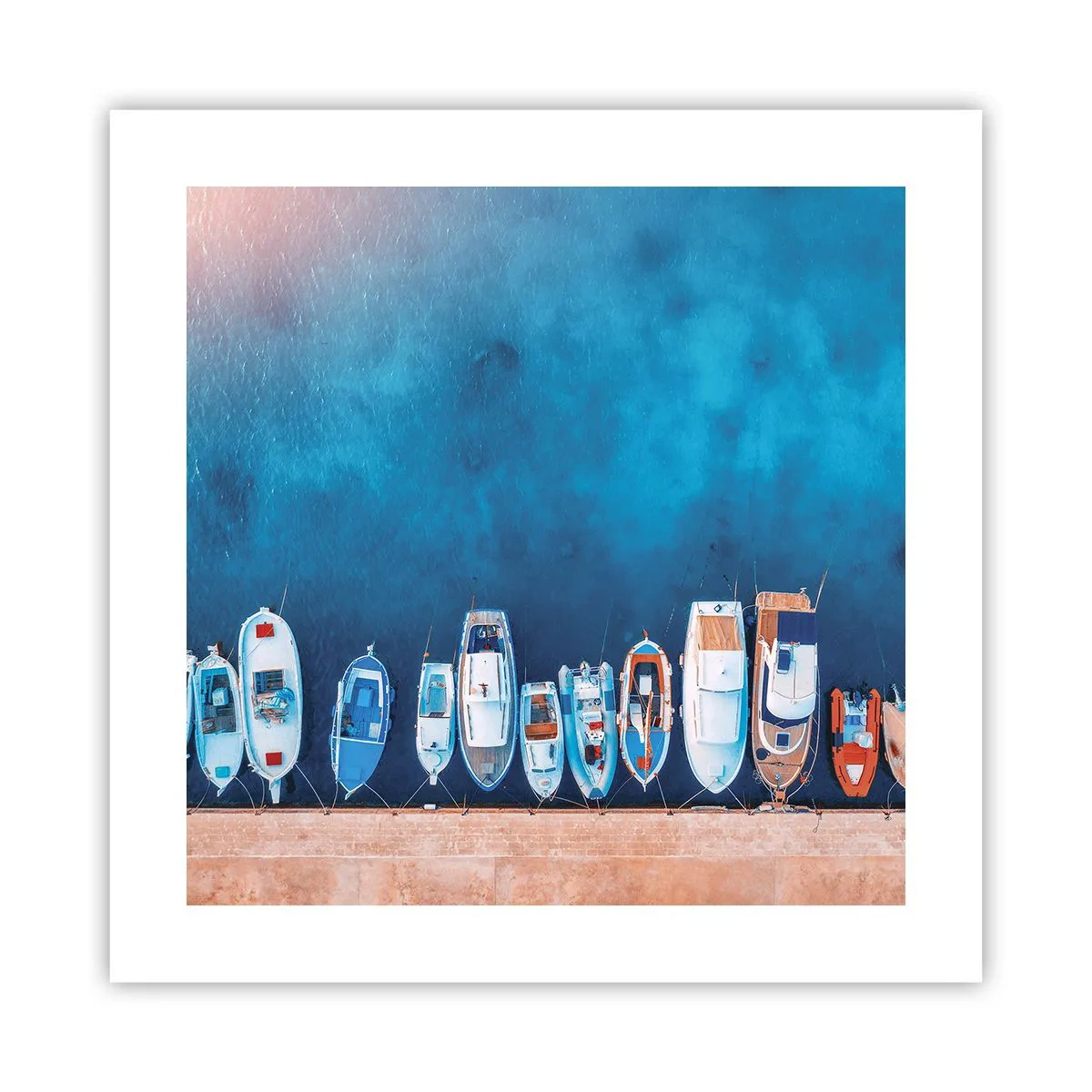 Poster - In una fila - 40x40 cm