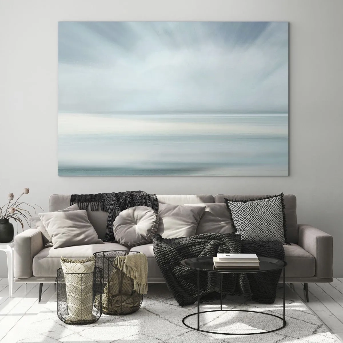 Quadro su vetro - Pace fino all'orizzonte - 70x50 cm