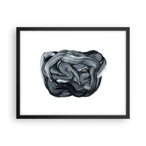 Poster in cornice nera - Non è così semplice - 50x40 cm