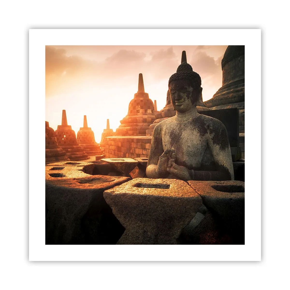 Poster - La pagoda della grande saggezza - 50x50 cm