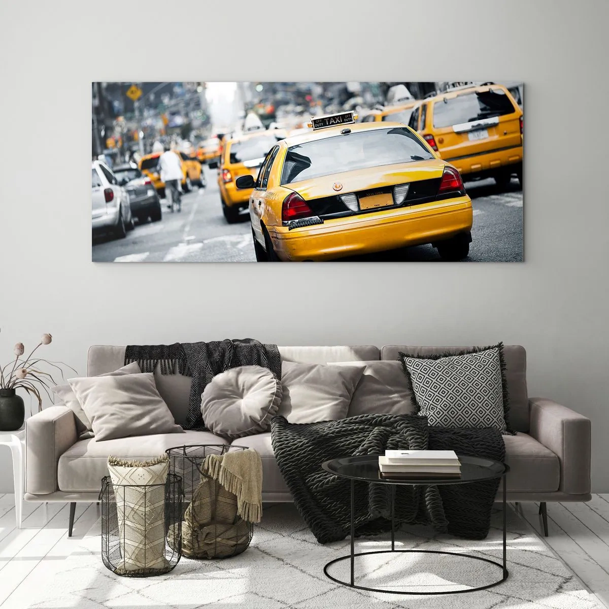 Quadro su vetro - Solamente in questa città - 90x30 cm