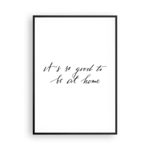 Poster in cornice nera - Tutta la verità - 70x100 cm