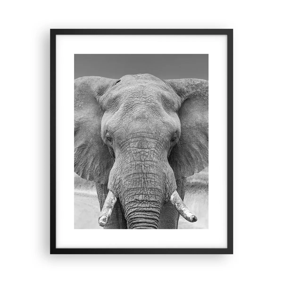 Poster in cornice nera - Benvenuti nel mio mondo - 40x50 cm