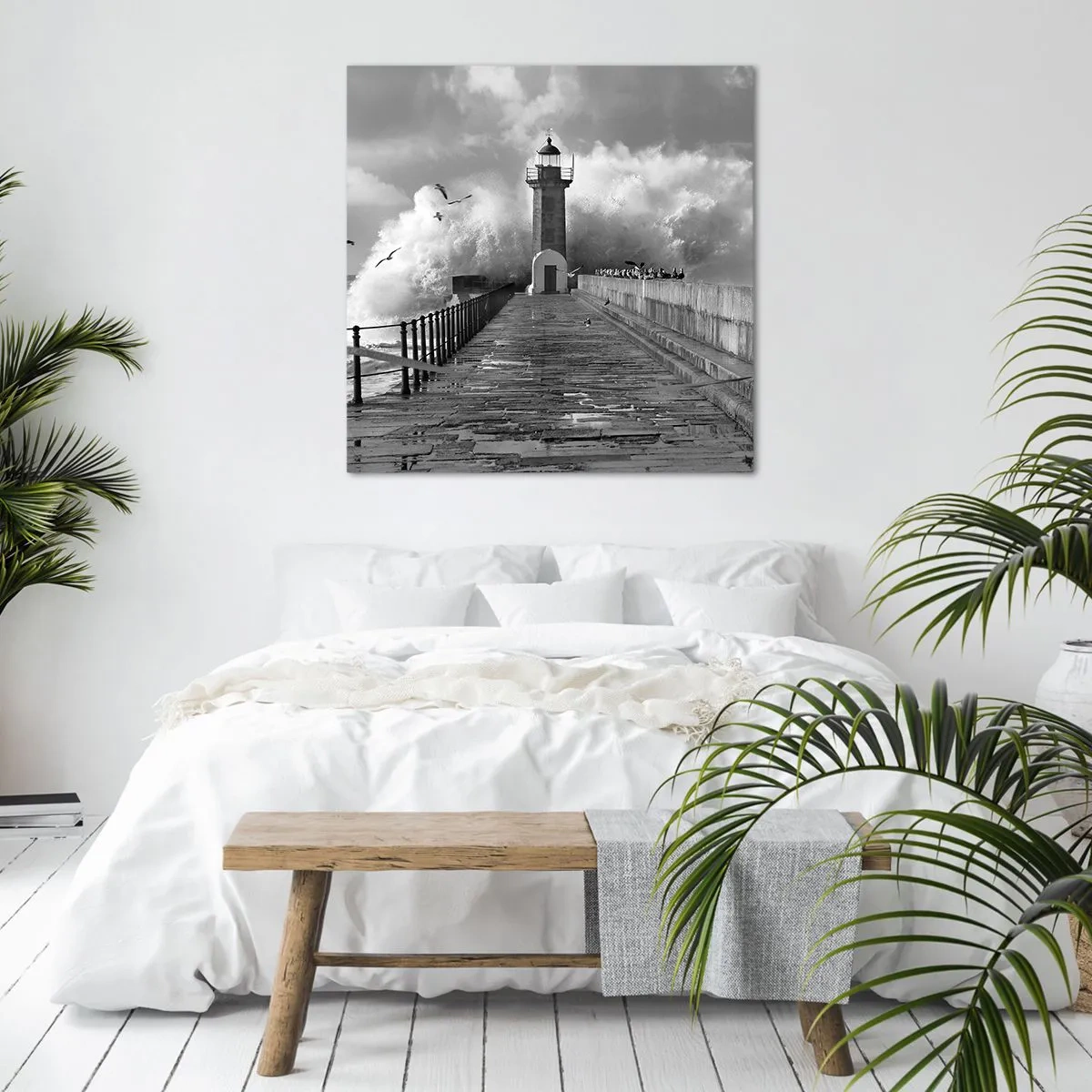 Quadro su tela - Stampe su Tela - Senza paura - 40x40 cm