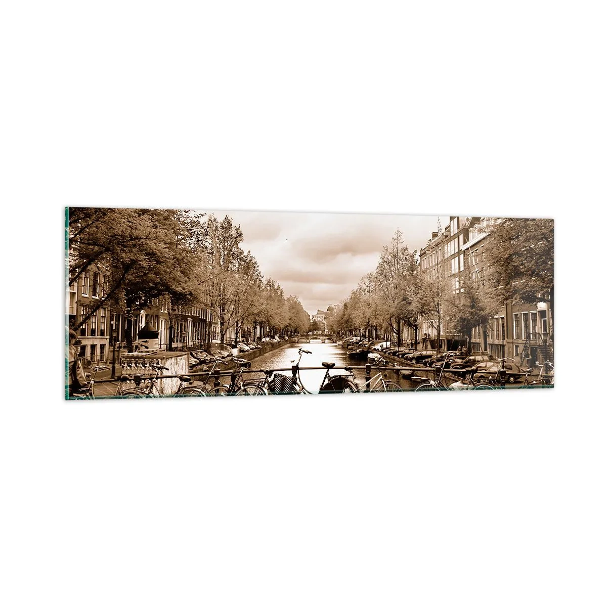 Quadro su vetro - Atmosfera olandese - 90x30 cm