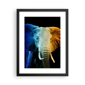 Poster in cornice nera - Eccentrico, non strano - 30x40 cm