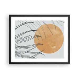 Poster in cornice nera - Sempre verso il sole - 50x40 cm