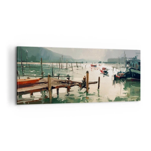 Quadro su tela - Stampe su Tela - Imbevuto di luna fusa - 100x40 cm