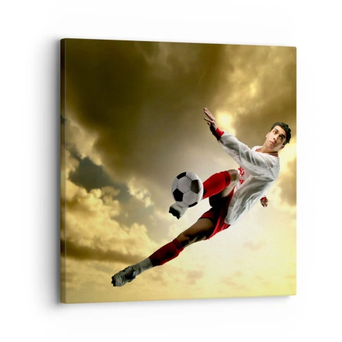 Quadro su tela - Stampe su Tela - Il cielo del calcio - 30x30 cm