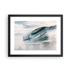 Poster in cornice nera - Cima d'acqua - 40x30 cm