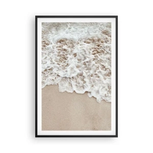 Poster in cornice nera - Torno subito - 61x91 cm