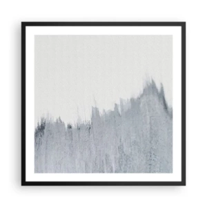 Poster in cornice nera - Iscrizione misteriosa - 60x60 cm