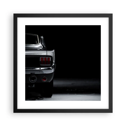Poster in cornice nera - Il fascino del classico - 40x40 cm