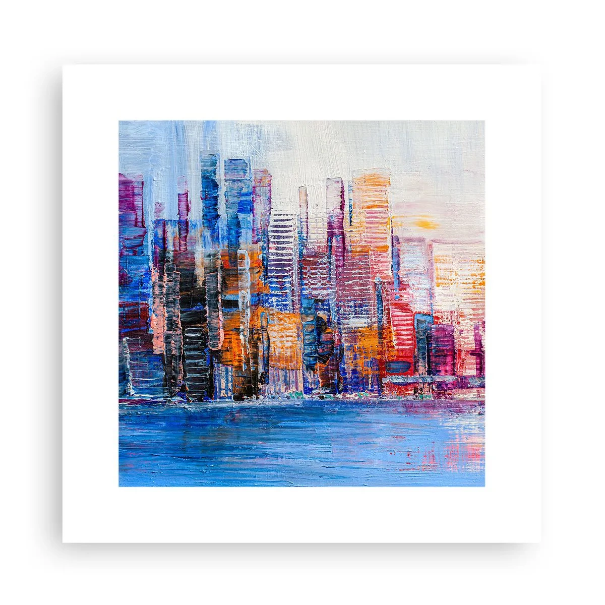 Poster - Metropoli gioiosa - 30x30 cm