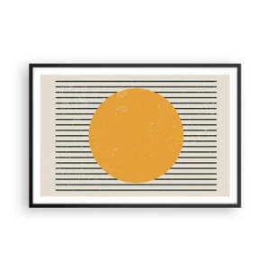Poster in cornice nera - La forza della semplicità - 91x61 cm