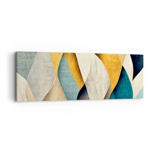 Quadro su tela - Stampe su Tela - Ritmo e ondulazioni - 90x30 cm