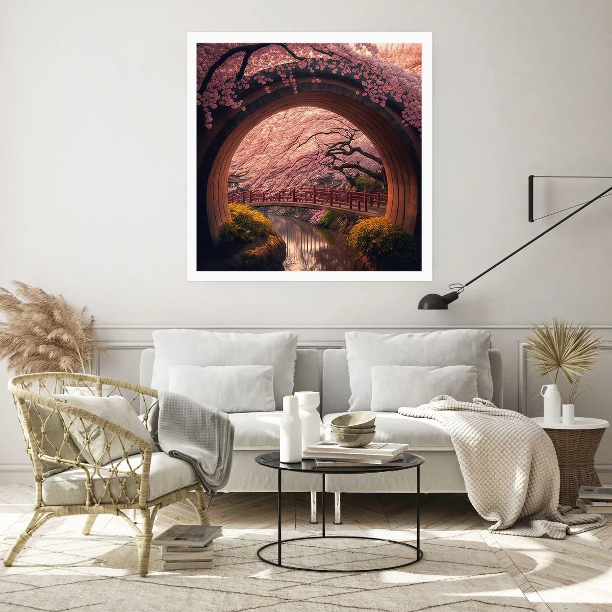 Poster - Primavera giapponese - 60x60 cm