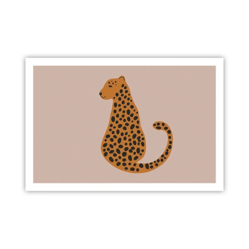 Poster - Il leopardo è un motivo di moda - 91x61 cm