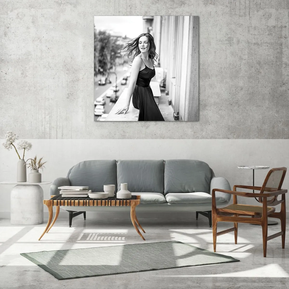 Quadro su vetro - Sicuramente parigina - 30x30 cm