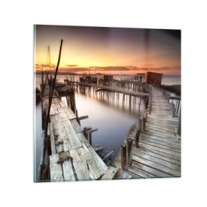 Quadro su vetro - Autentico, non una finzione turistica - 30x30 cm