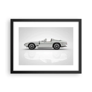 Poster in cornice nera - Promessa di divertimento - 40x30 cm