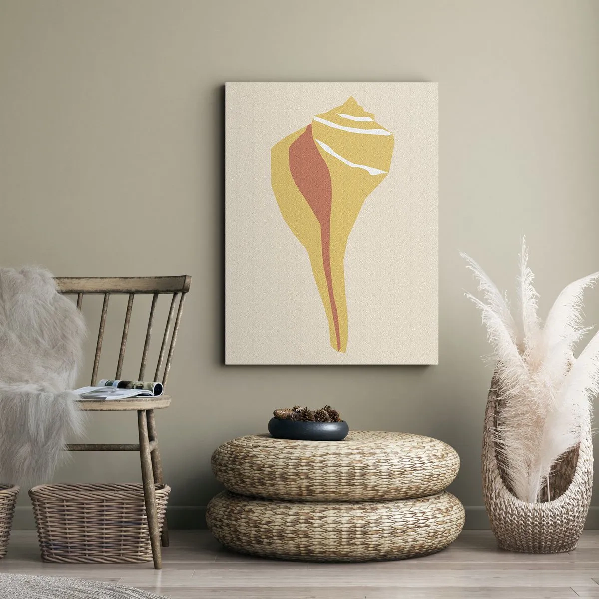 Quadro su tela - Stampe su Tela - Astrazione organica: crescita - 80x120 cm