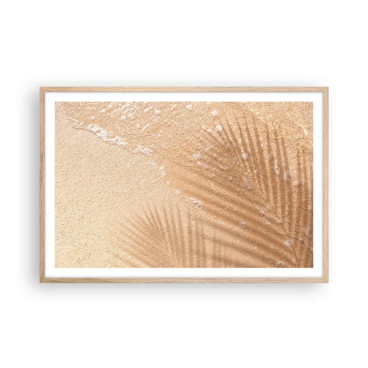 Poster in cornice rovere chiaro - Ombra di un'estate bollente - 91x61 cm