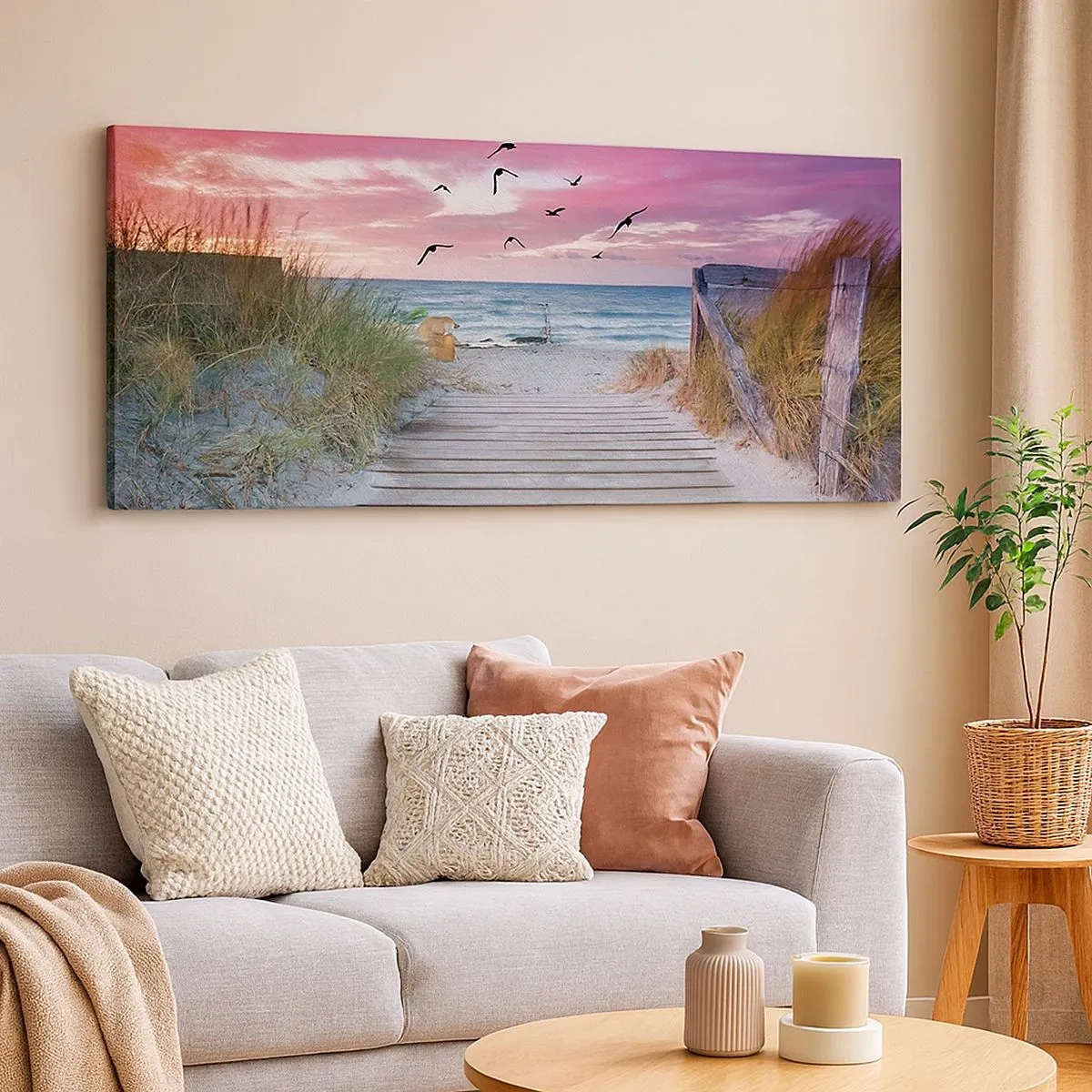Quadro su tela - Stampe su Tela - Impressioni baltiche - 100x40 cm