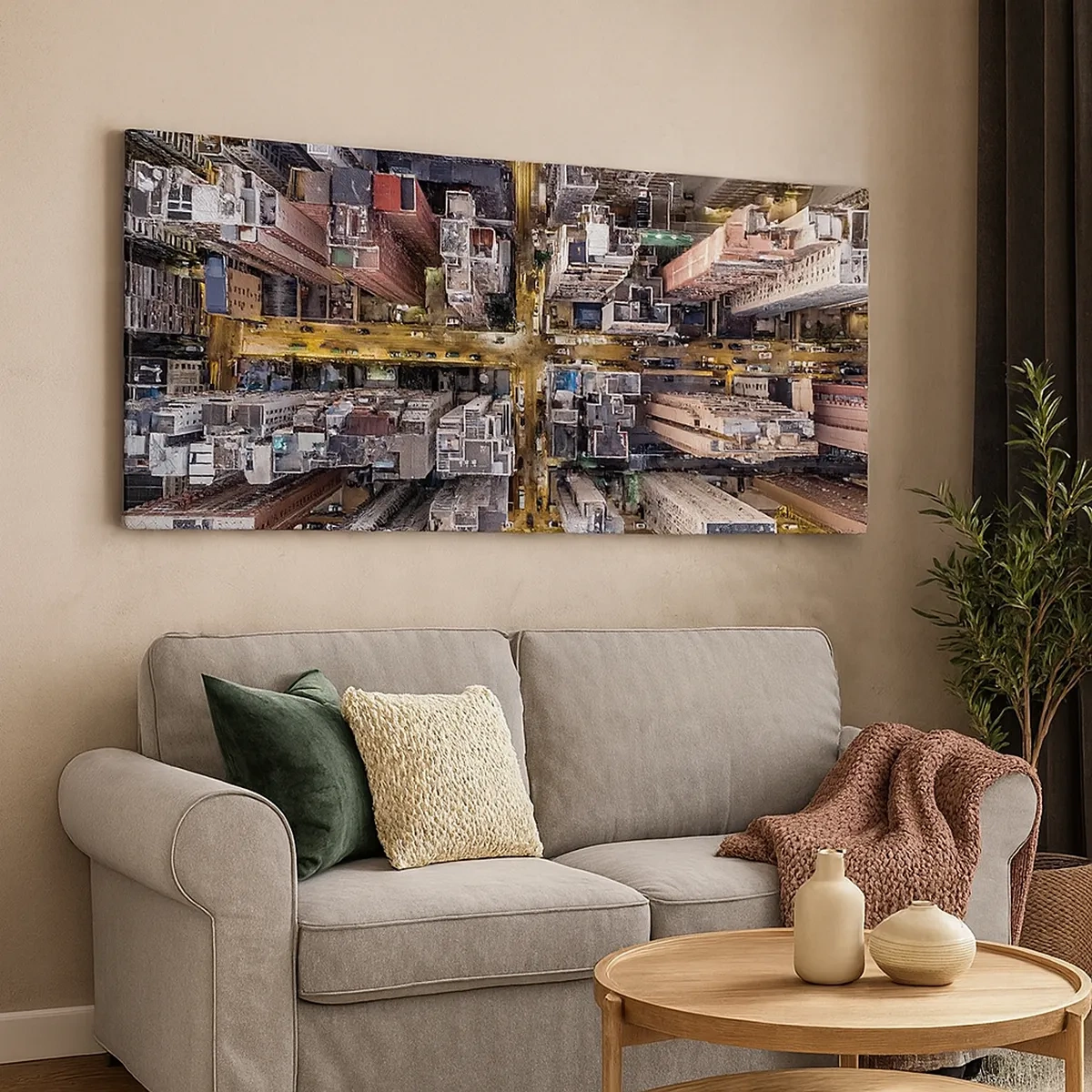 Quadro su tela - Stampe su Tela - Saluti da Hong Kong - 30x30 cm