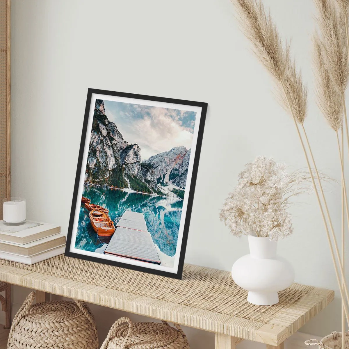 Poster in cornice nera - Ti mostriamo la bellezza - 61x91 cm