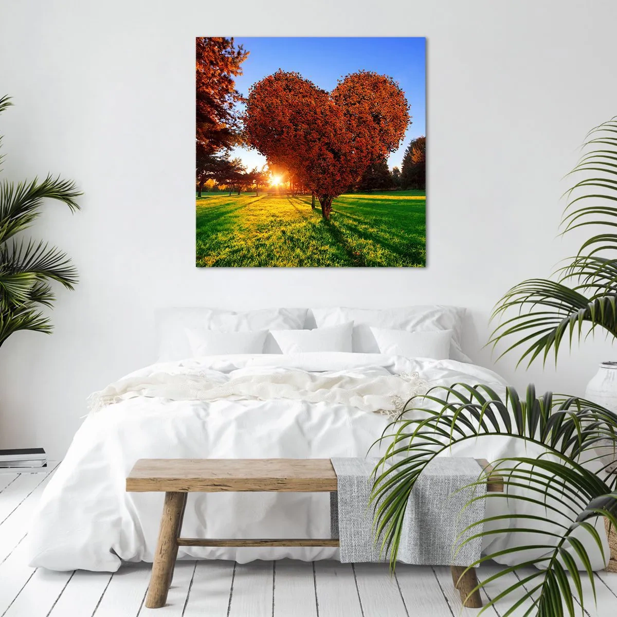 Quadro su tela - Stampe su Tela - Come non amare l'autunno - 70x70 cm