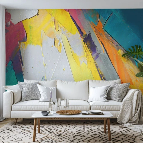 Fotomurali Premium Sand - Anatomia della luce - Astrazione, Pezzo, 3D - 400x280 cm