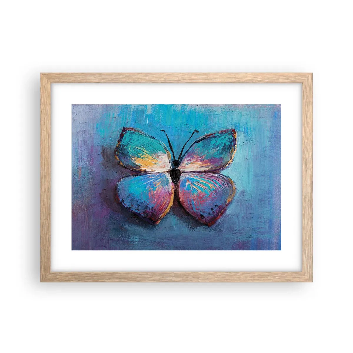 Poster in cornice rovere chiaro - In tutta la bellezza - 40x30 cm