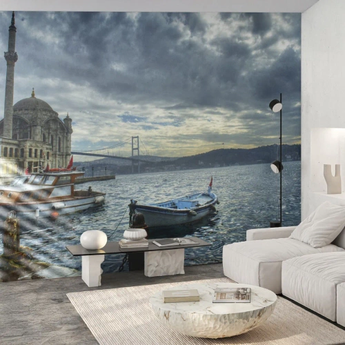 Fotomurali Autoadesivo Deluxe Sticker - Ai confini dei mondi - Città, Istanbul, Turchia - 100x70 cm