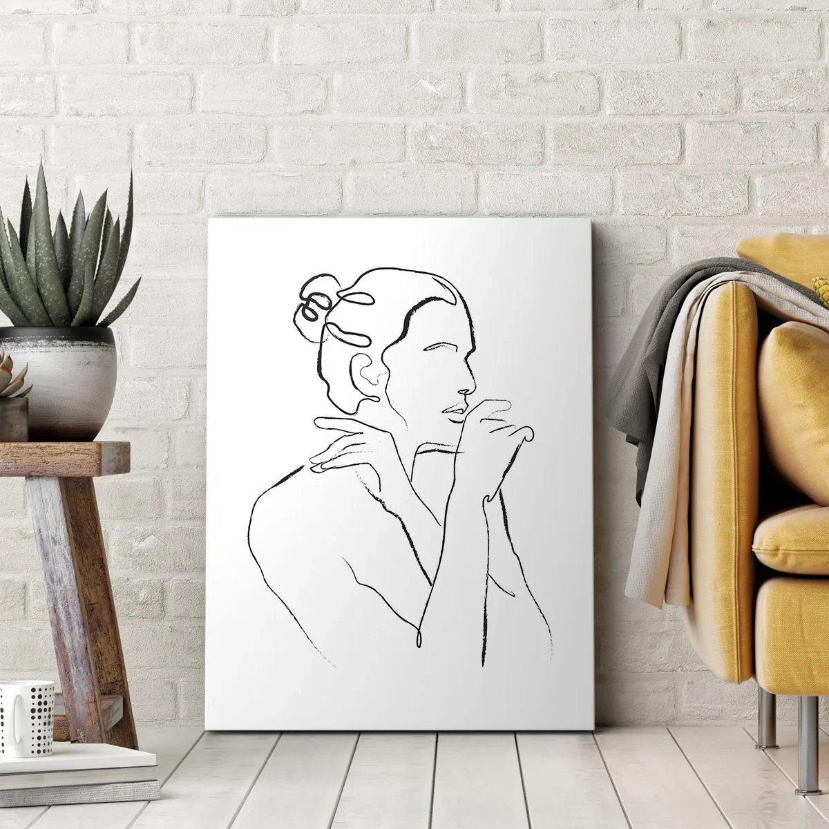 Quadro su tela - Stampe su Tela - Nudo: mistero sensuale - 45x80 cm