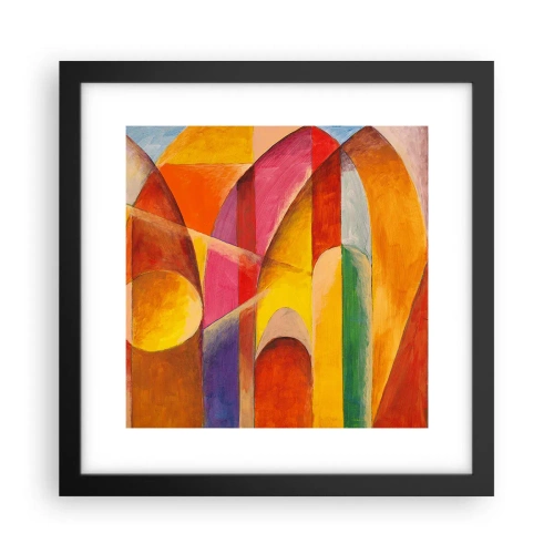 Poster in cornice nera - La cattedrale del sole - 30x30 cm