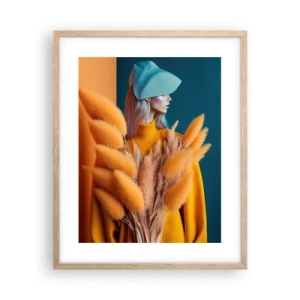 Poster in cornice rovere chiaro - Ritratto soffice - 40x50 cm