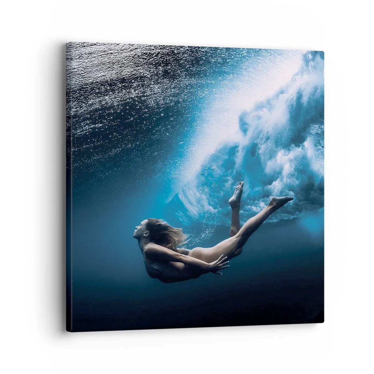 Quadro su tela - Stampe su Tela - Moderna sirena - 30x30 cm