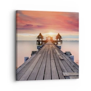 Quadro su tela - Stampe su Tela - Tramonto d'oriente - 30x30 cm