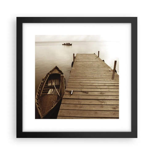 Poster in cornice nera - La grande pace - 30x30 cm