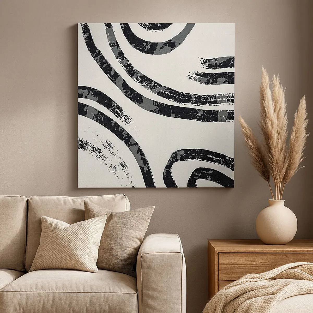 Quadro su tela - Stampe su Tela - Interrotto a metà - 30x30 cm