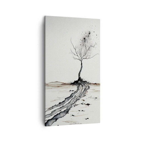 Quadro su tela - Stampe su Tela - Malinconia invernale - 45x80 cm