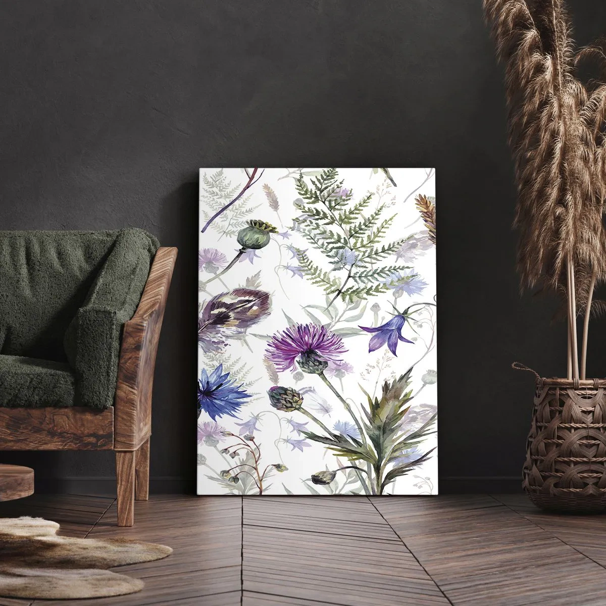 Quadro su tela - Stampe su Tela - Erbario polacco - 45x80 cm