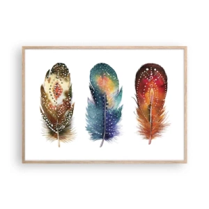 Poster in cornice rovere chiaro - Cerimonie, riti, misteri - 100x70 cm