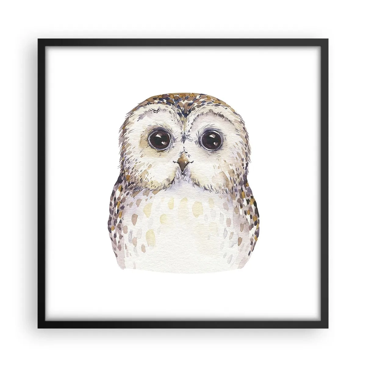 Poster in cornice nera - Guardami negli occhi - 50x50 cm