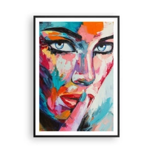 Poster in cornice nera - Il nostro primo segreto - 70x100 cm